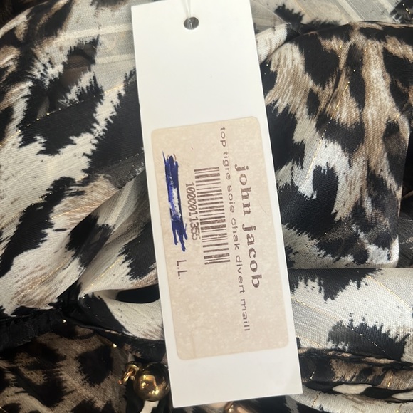 Mailed Love Cheetah Print Fringe Blouse - Picture 5 of 5